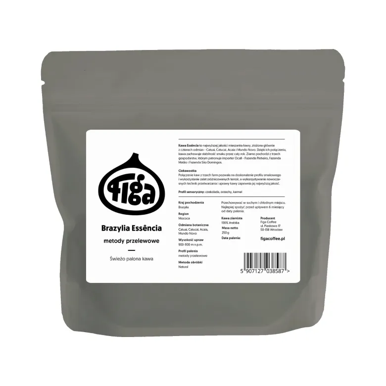 Kawa Ziarnista FIGA COFFEE Brazylia Essencia FILTR 250g