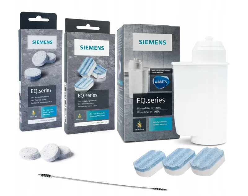 Zestaw Filtry + Tabletki Czyszczące + Tabletki Odkamieniające SIEMENS TZ80004A