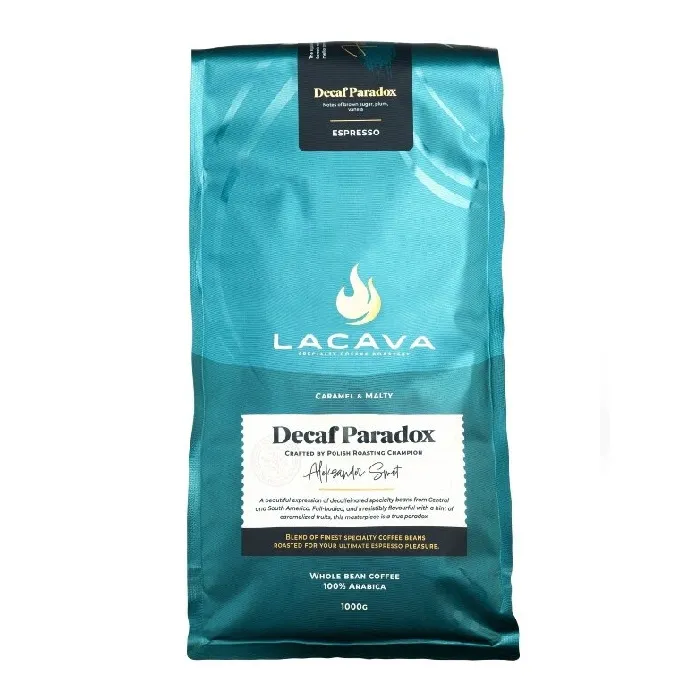 Kawa Ziarnista LACAVA Decaf Paradox Bezkofeinowa 1kg