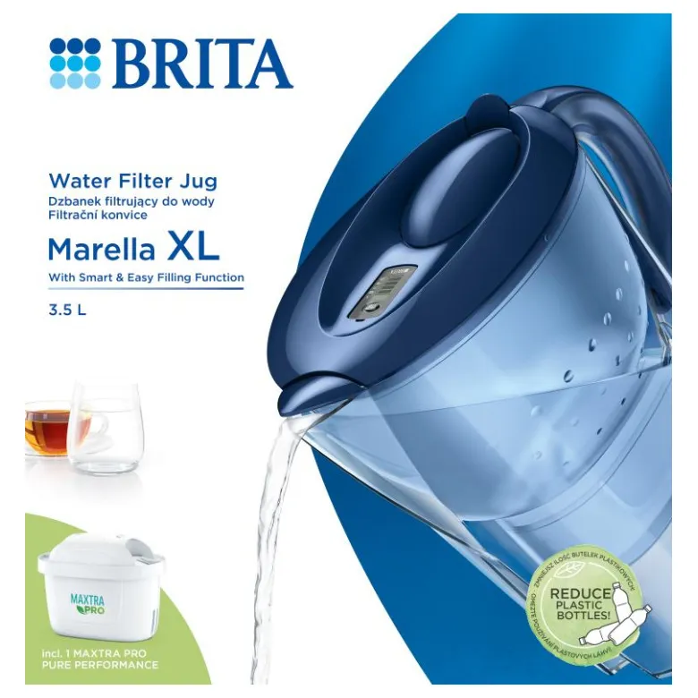 Dzbanek Z Filtrem BRITA Marella XL MAXTRA PRO Pure Performance 3,5 l - Niebieski