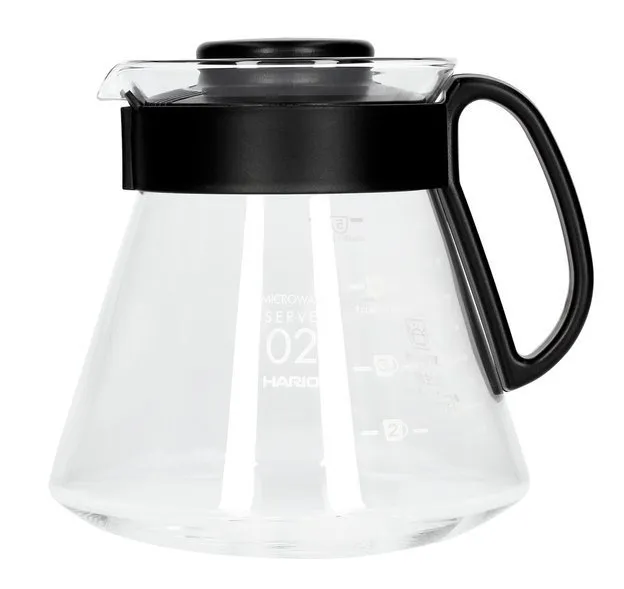 HARIO V60-02 Range Server 600ml - Czarny