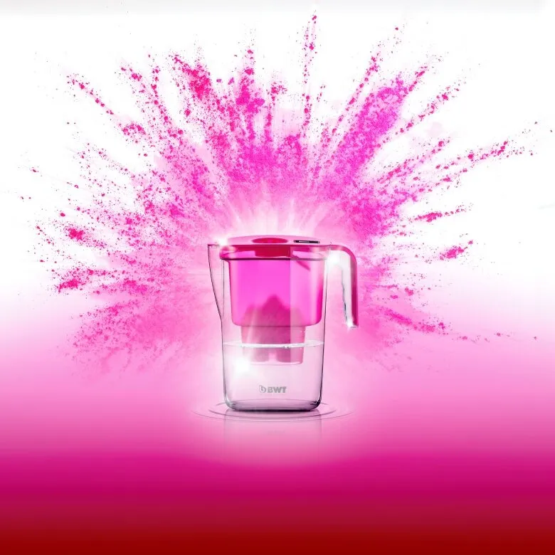 Dzbanek Filtrujący Wodę BWT Vida 2.6 l Różowy - Manualny Z Wkładem MG2