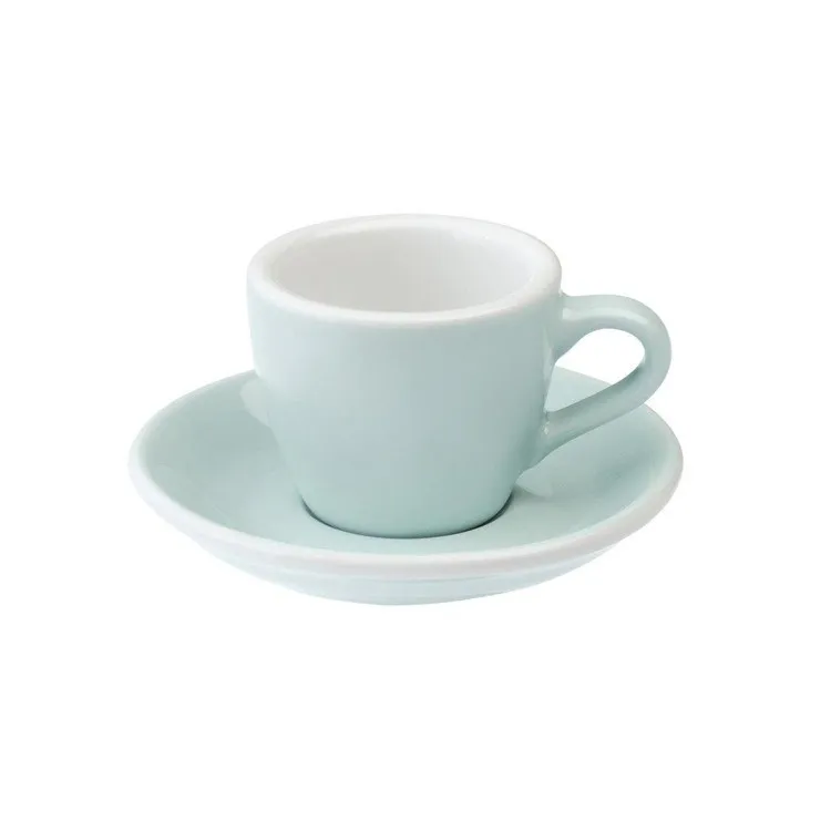Filiżanka LOVERAMICS Egg Do Espresso 80 ml - River Blue