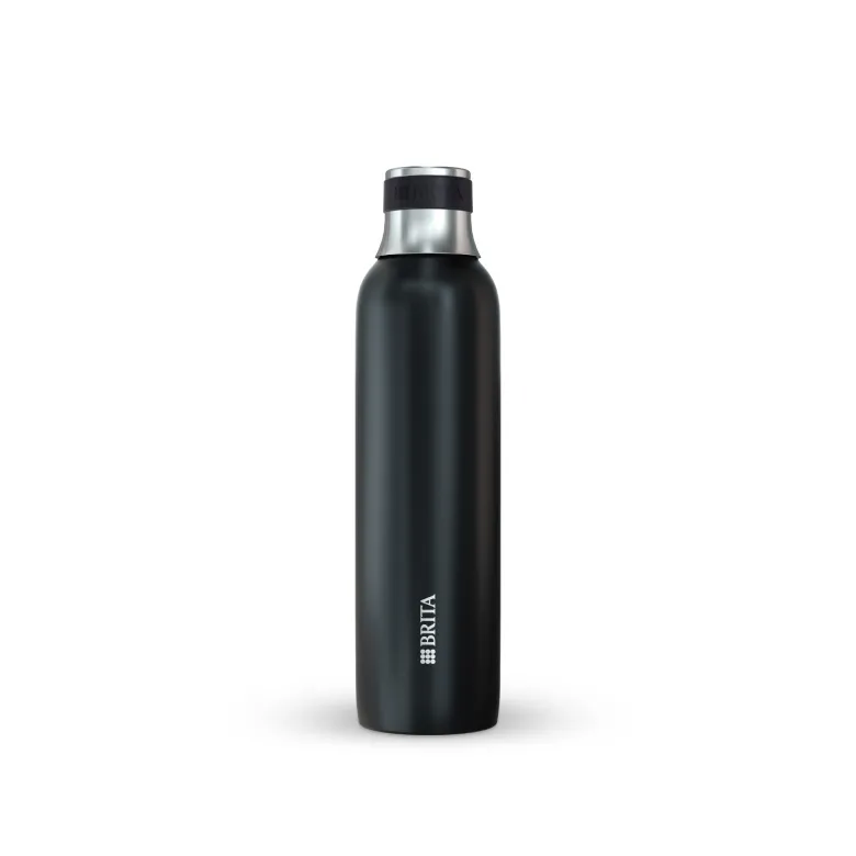 Butelka Ze Stali Nierdzewnej BRITA SodaTRIO 650ml - Czarna