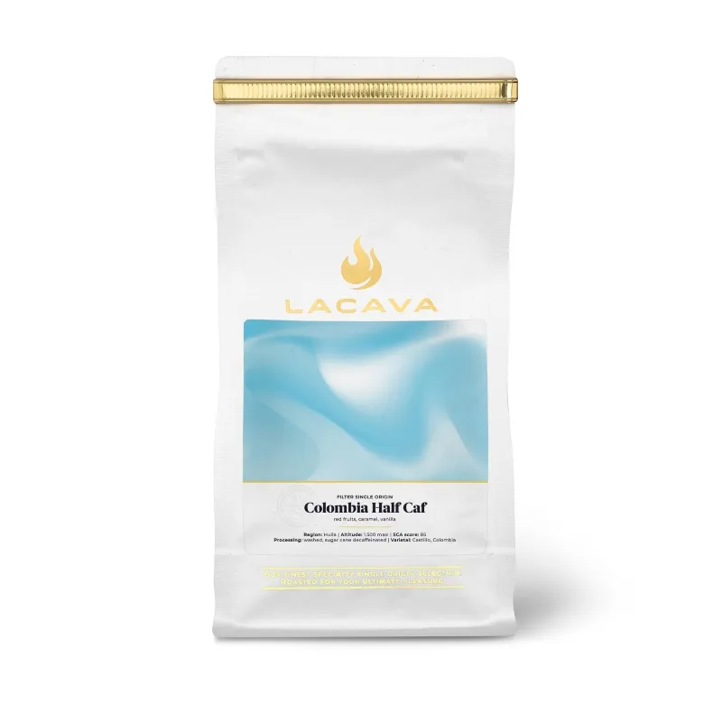 Kawa Ziarnista LACAVA Colombia Half-Caf Filter 250g
