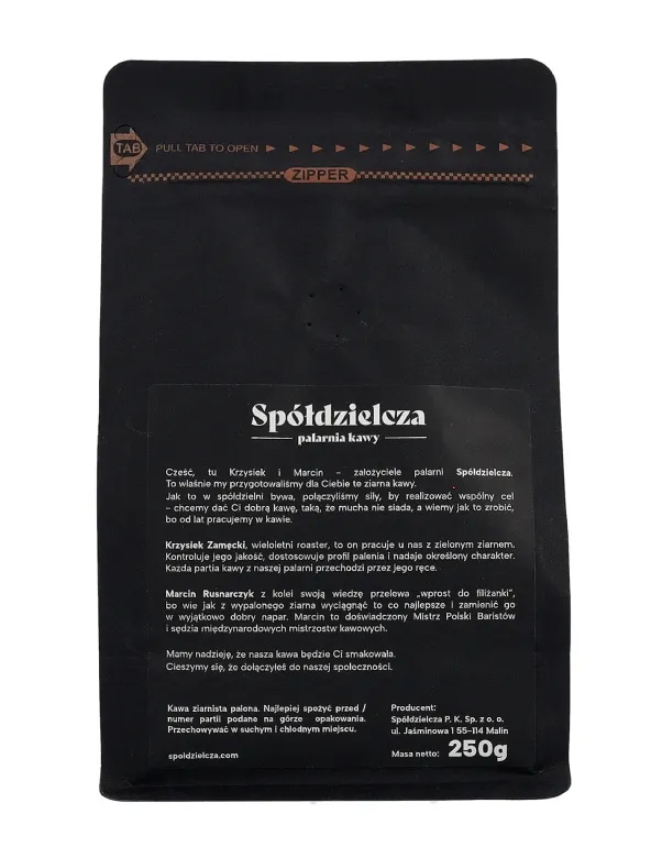 Kawa Ziarnista MRC. Kostaryka 250g