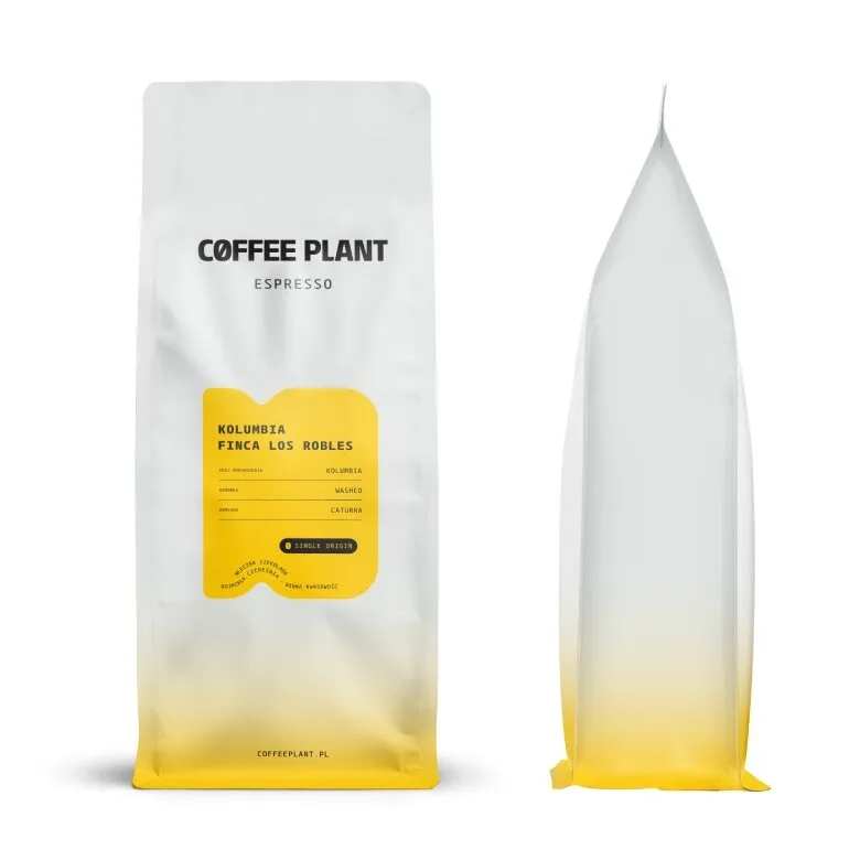 Kawa Ziarnista COFFEE PLANT Kolumbia Finca Los Robles 1kg