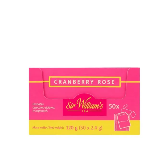 Owocowa Herbata SIR Williams Tea Cranberry Rose 50x2,4g