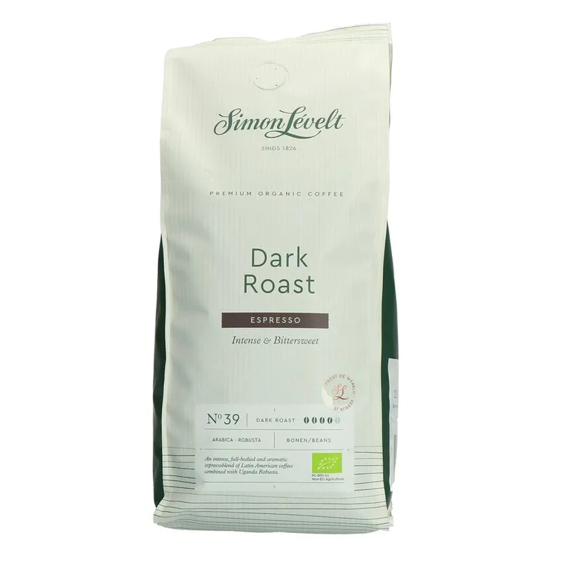 Kawa Ziarnista SIMON LEVELT Espresso Dark Roast 500g