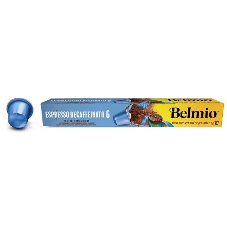 Kapsułki Do Nespresso BELMIO Espresso Decaffeinato 10 Sztuk
