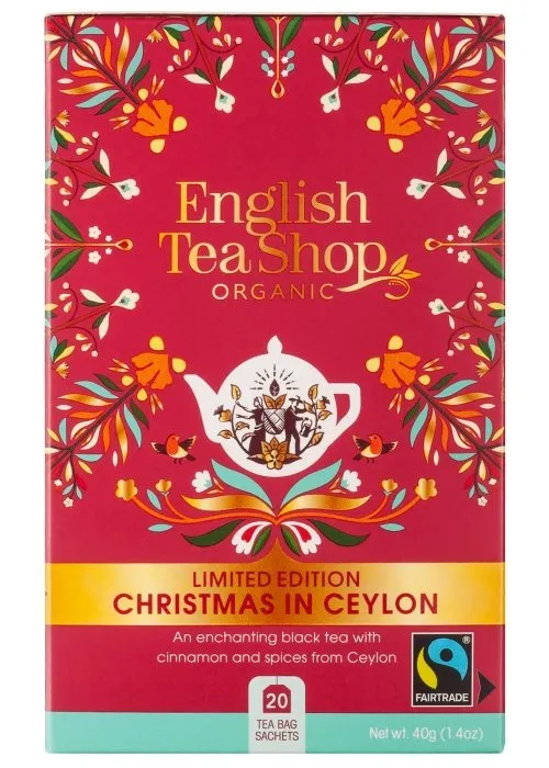 Herbata Świąteczna ENGLISH TEA SHOP Christmas In Ceylon 20x2g