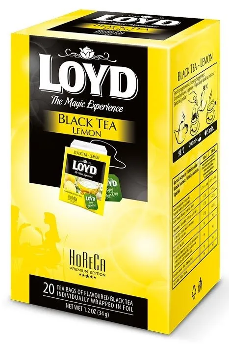 Herbata LOYD TEA Lemon 20x1,7g
