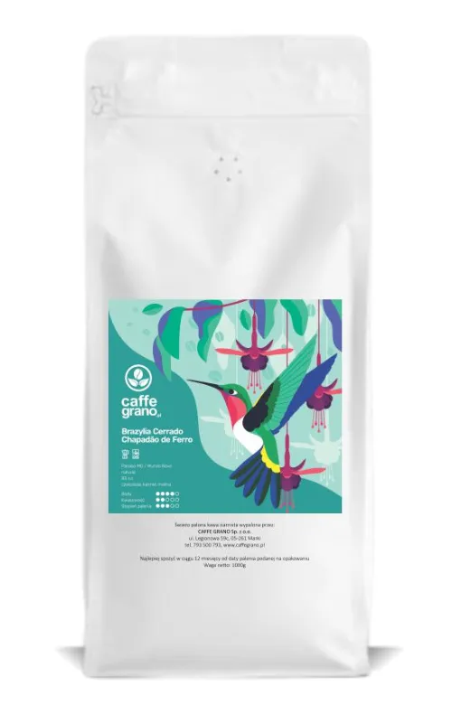 Kawa Ziarnista CAFFE GRANO Brazylia Cerrado Chapadao De Ferro Espresso 1kg