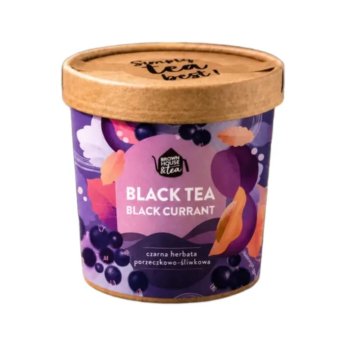Herbata Czarna BROWN House&Tea BLACK CURRANT - Porzeczkowo-Śliwkowa 50g