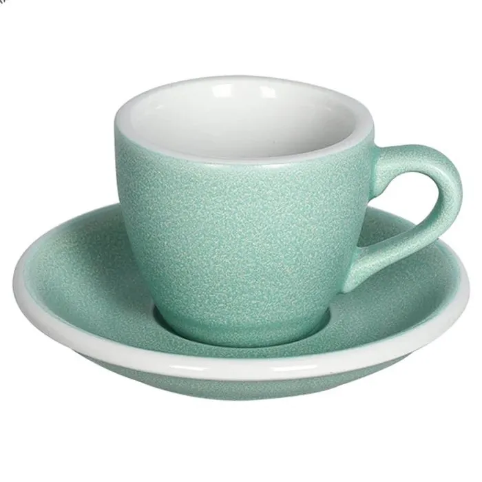 Filiżanka LOVERAMICS Egg Emerald Do Espresso 80 ml - Szmaragdowy