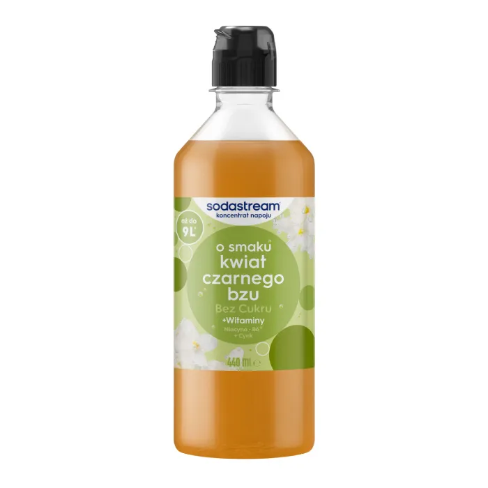 Syrop SODASTREAM Kwiat Czarnego Bzu 440 ml - Bez Cukru