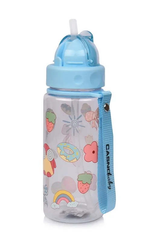 Butelka Na Wodę Dla Dzieci CASNO Willy 400 ml - Niebieska