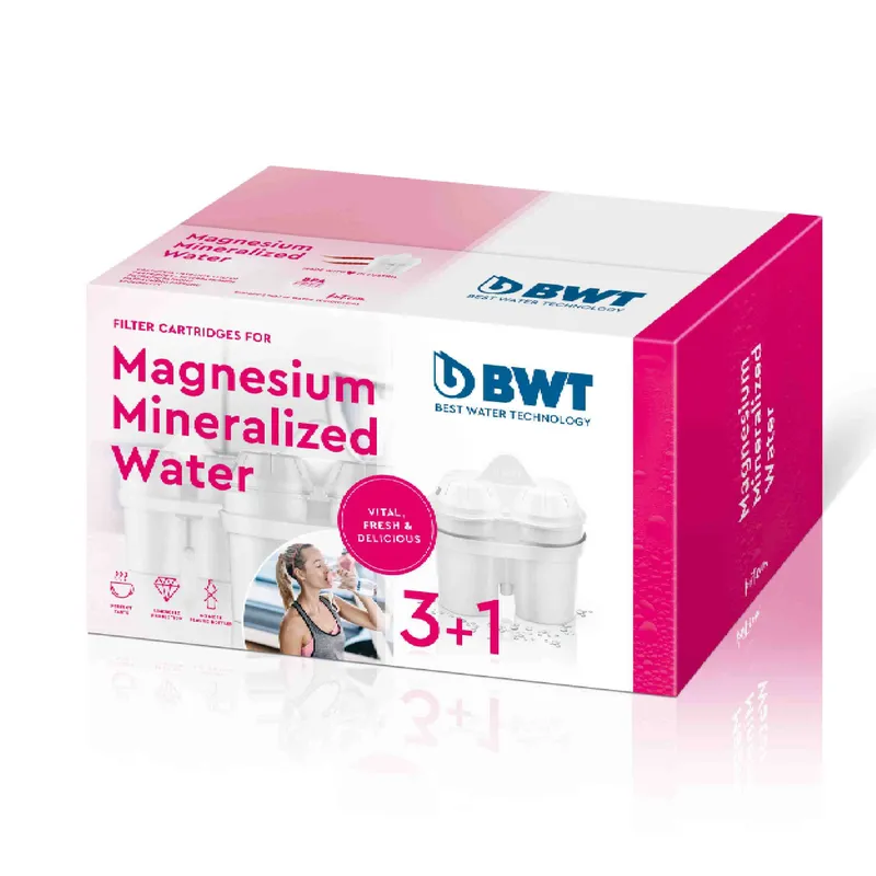 Wkład Filtrujący Wodę BWT Magnesium Mineralized Water - 3+1 szt