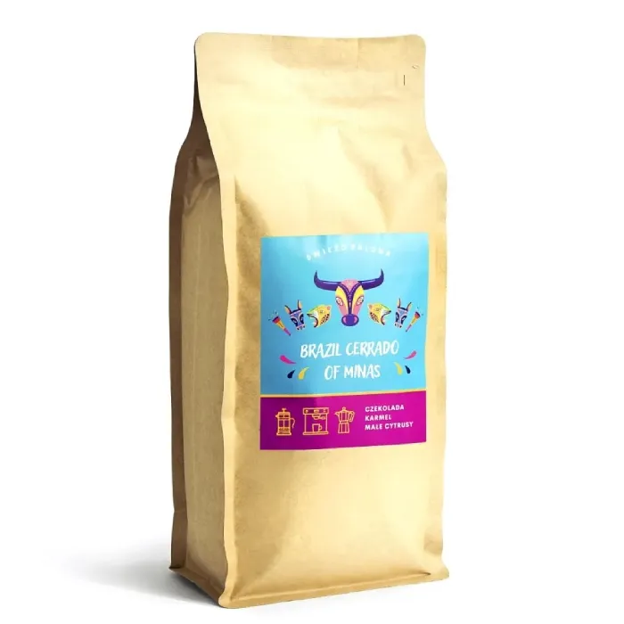 Kawa Ziarnista ŚWIEŻO PALONA Brazil Cerrado Espresso 1kg