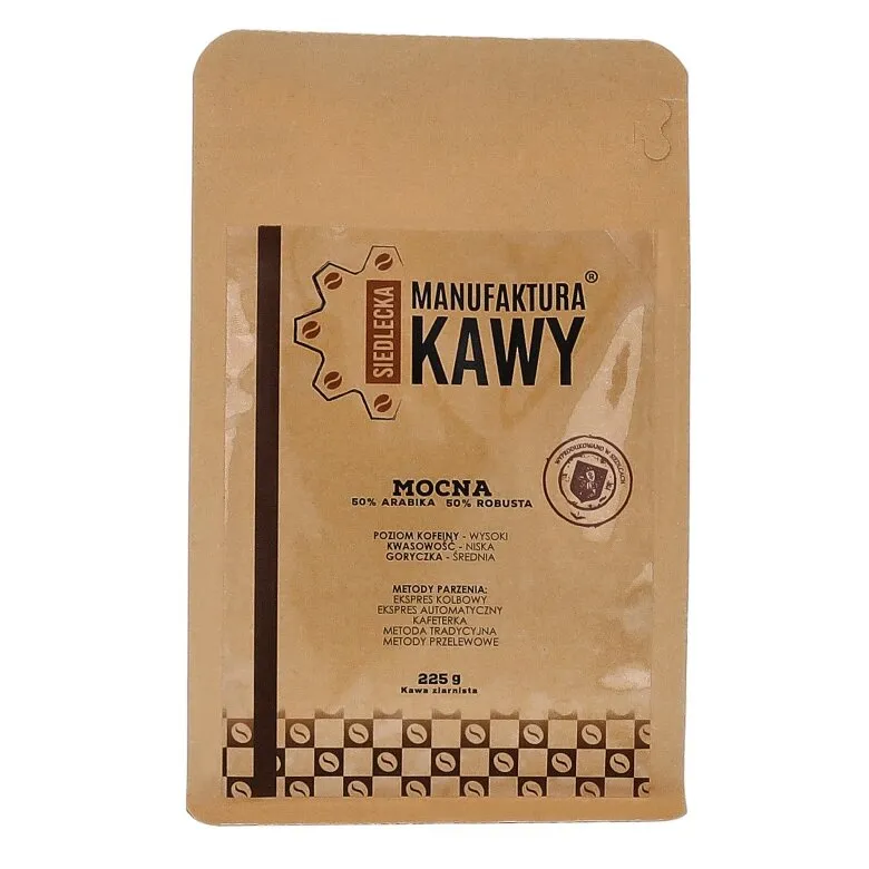 Kawa Ziarnista SIEDLECKA MANUFAKTURA KAWY Mieszanka Mocna 225g