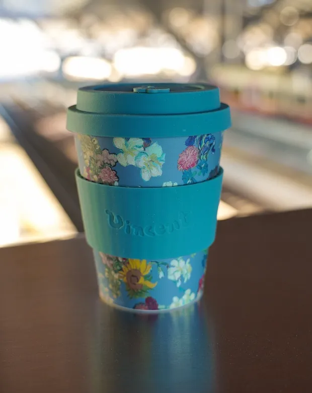 Kubek Na Wynos ECOFFEE CUP Van Gogh Museum 350ml - Flowers