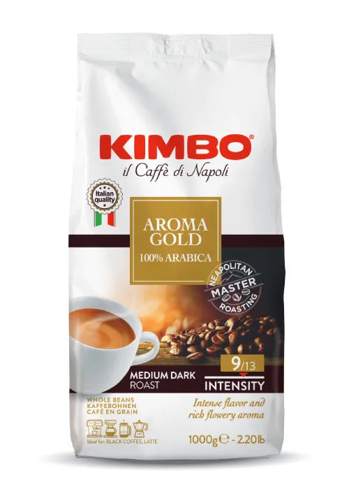 Kawa Ziarnista KIMBO Aroma Gold 1kg