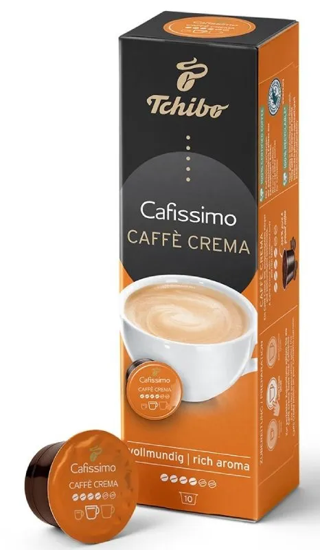 Kapsułki TCHIBO Cafissimo Caffè Crema Rich Aroma 10 Sztuk