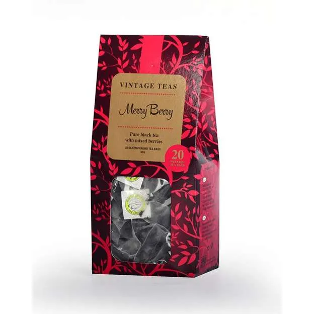 Herbata VINTAGE TEAS Merry Berry 20x2,5g - Czarna