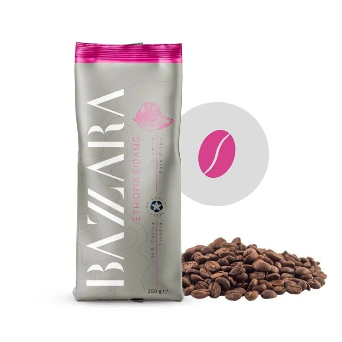 Kawa Ziarnista BAZZARA ESPRESSO ETHIOPIA WASHED SIDAMO 250g