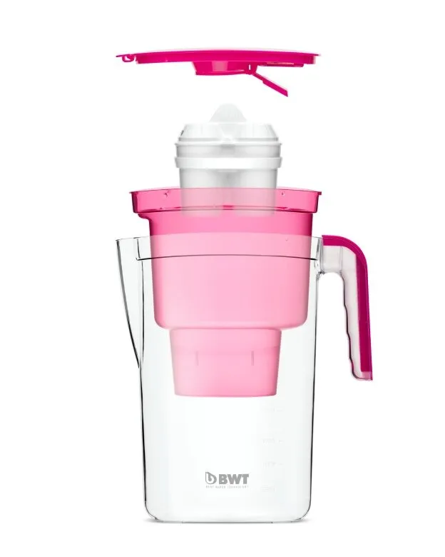 Dzbanek Filtrujący Wodę BWT Vida 2.6 l Różowy - Manualny Z Wkładem MG2