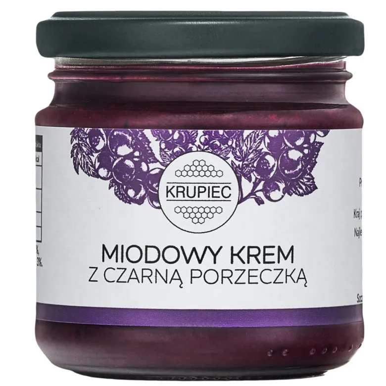 Miód Z Czarną Porzeczką KRUPIEC 250g