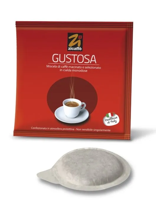 Kawa ZICAFFE Gustosa - Saszetki ESE 50 Sztuk
