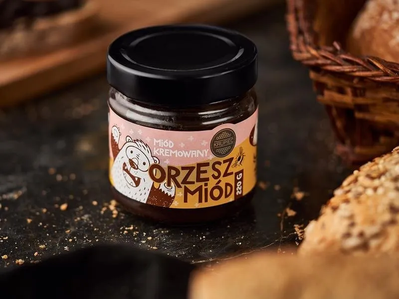 Miód Kremowany Orzeszmiód KRUPIEC 220g