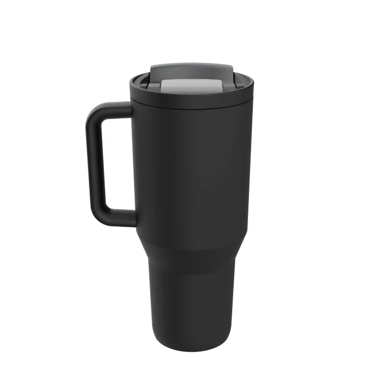 Kubek Termiczny Ze Słomką KAMBUKKA RIO 950 ml Czarny - Night Rider