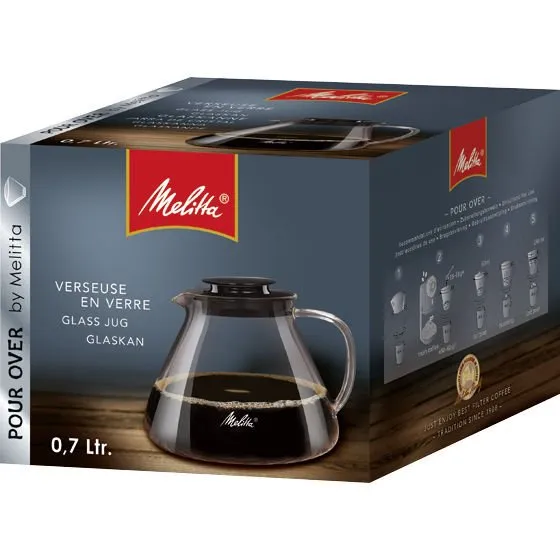 Szklany Dzbanek MELITTA 700ml - Serwer Do Kawy