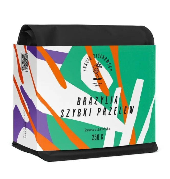 Kawa Ziarnista BRACIA ZIÓŁKOWSCY Brazylia Szybki Przelew 250g