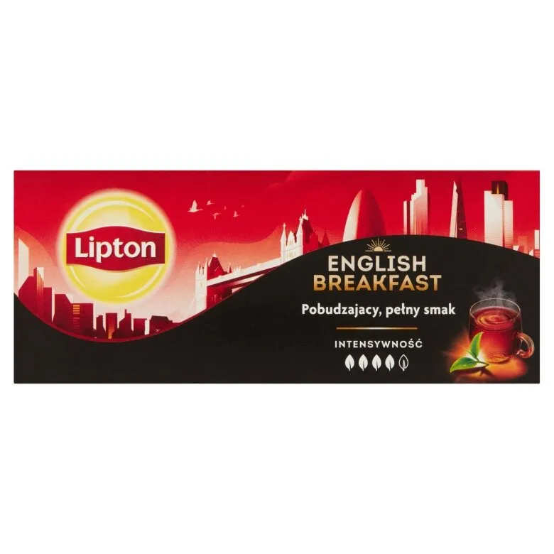 Herbata LIPTON English Breakfast 25x2g - Czarna