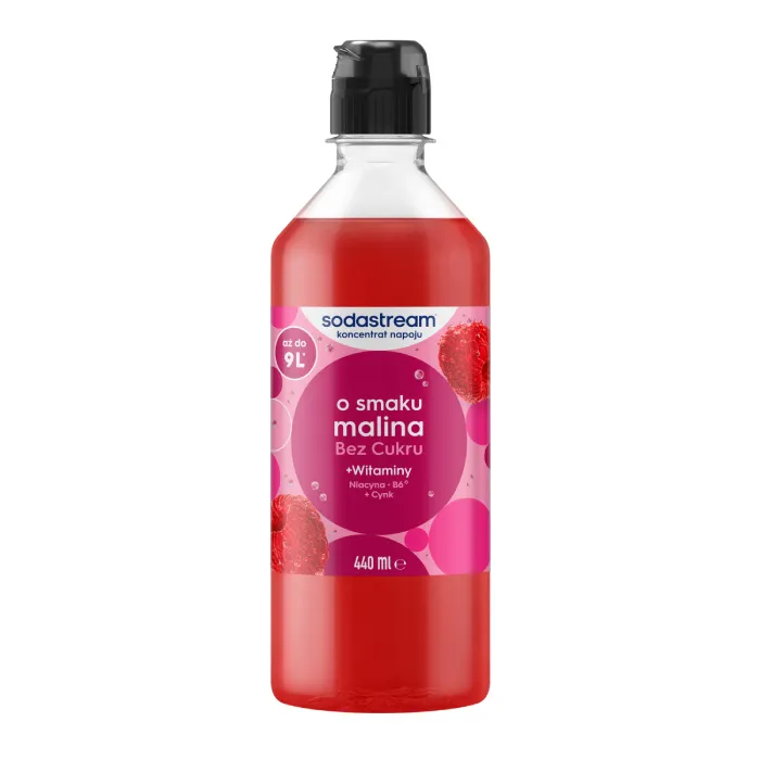 Syrop SODASTREAM Malina 440 ml - Bez Cukru