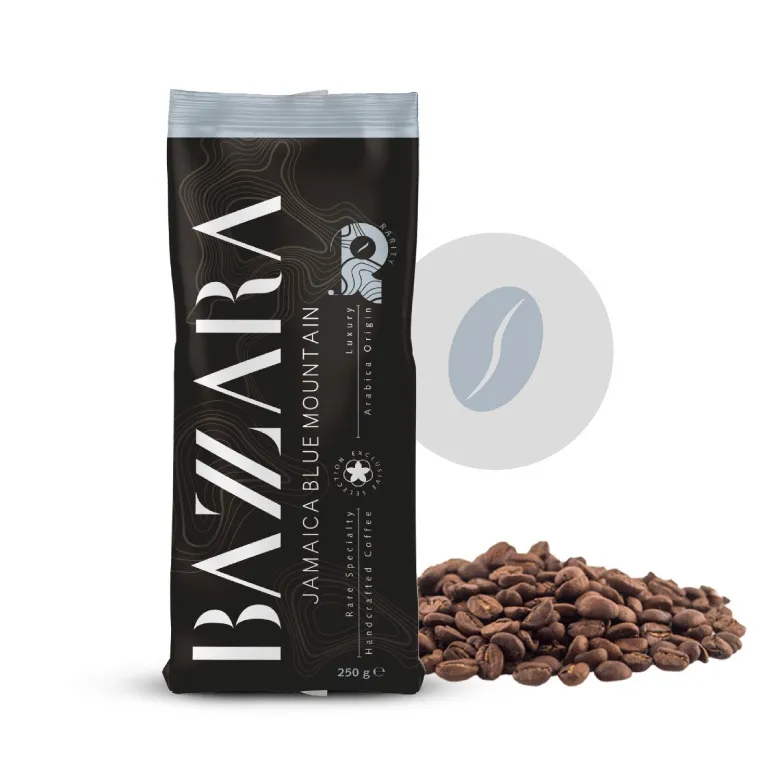 Kawa Ziarnista BAZZARA Rarity Luxury Origin Jamaica Blue Mountain 250g