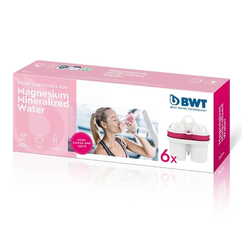 Wkład Filtrujący Wodę BWT Magnesium Mineralized Water - 6 Sztuk