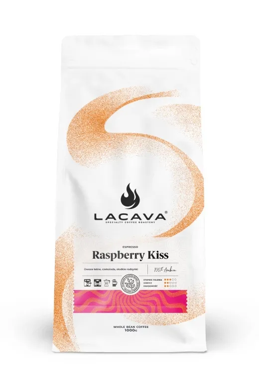 Kawa Ziarnista LACAVA Raspberry Kiss 1kg