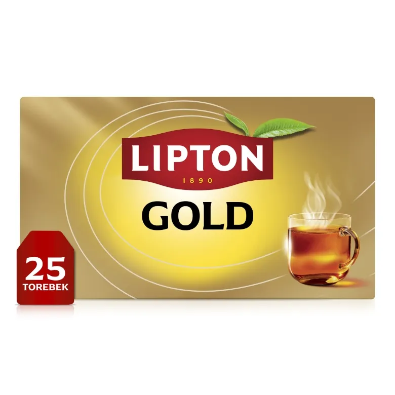 Herbata Czarna Aromatyzowana LIPTON Gold Tea 37,5 g - 25 Torebek