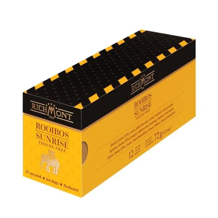 Ziołowa Herbata RICHMONT Rooibos Sunrise 12x6g