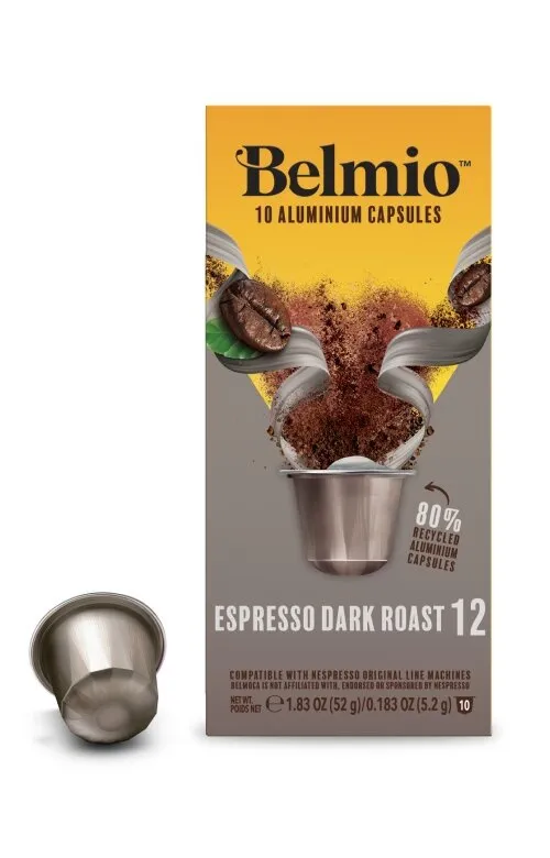 Kapsułki Do Nespresso BELMIO Espresso Dark Roast 10 Sztuk