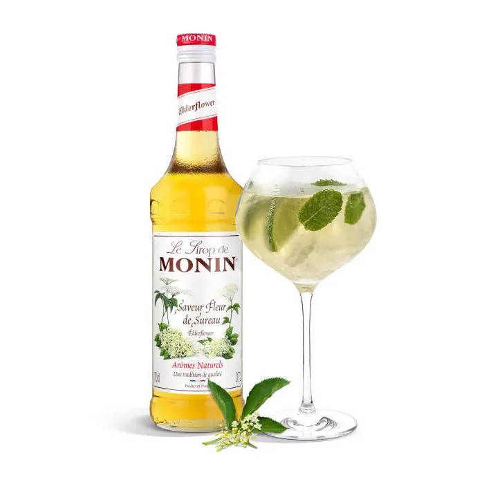 Syrop ELDERFLOWER MONIN 0,7 l - Syrop Z Kwiatów Czarnego Bzu