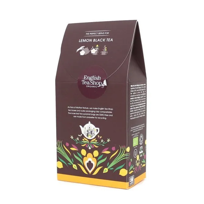 Herbata ENGLISH TEA SHOP Lemon Black TEA 15x2g - Czarna