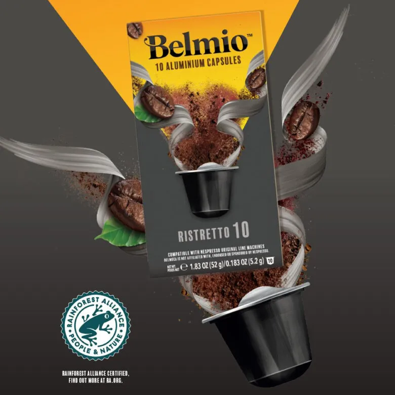 Kapsułki Do Nespresso BELMIO Espresso Ristretto 10 Sztuk