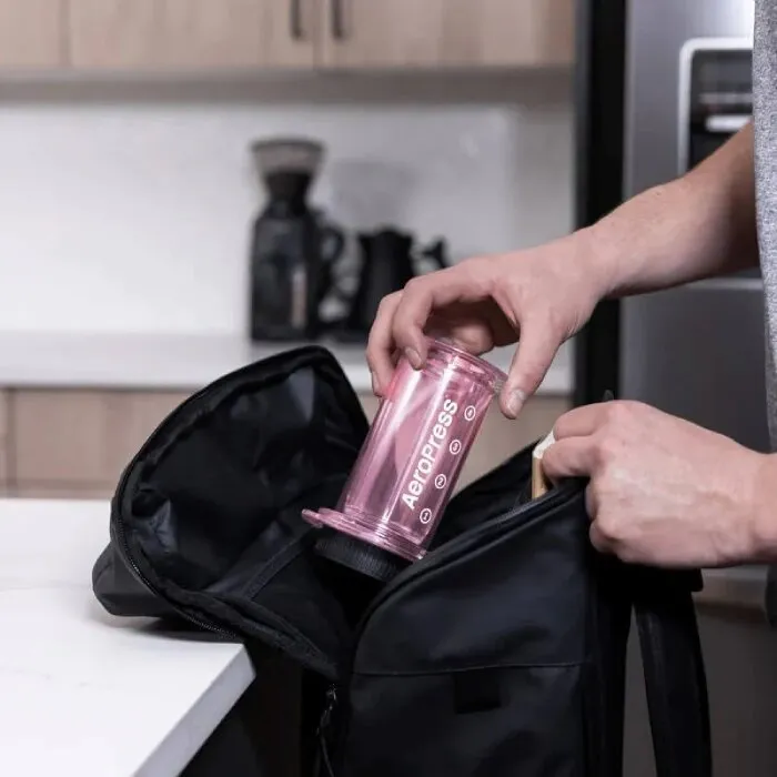 Zaparzacz Do Kawy AEROPRESS Clear - Różowy