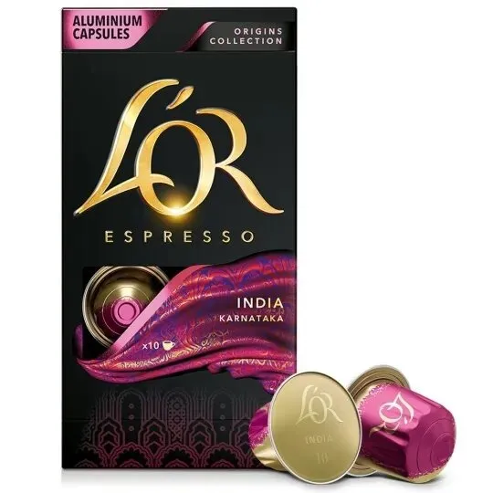 Kapsułki Do Nespresso L'OR Espresso India Karnataka 10 szt