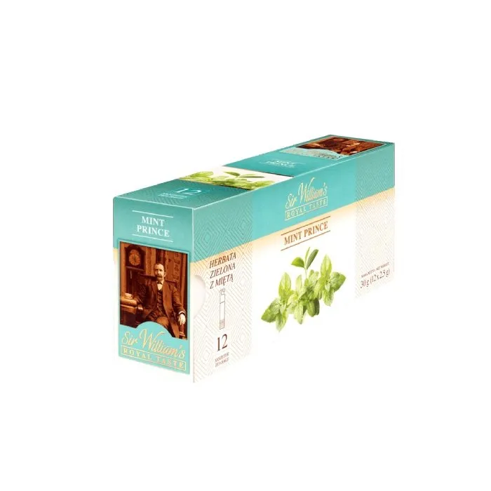 Herbata SIR Williams Royal Taste Mint Prince 12x2,5g - Zielona